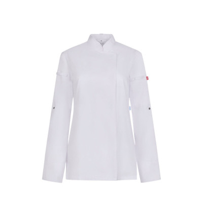 VL THOTH. Women's kitchen jacket (190 g/m²) made from cotton (35) and recycled polyester (65)